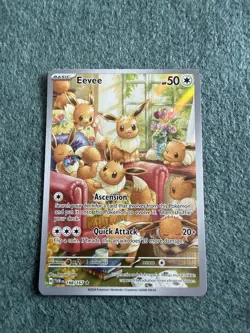 Pokemon Eevee 188/167 Holo Illustration Rare Sv06 Twilight Masquerade Card - Image 1