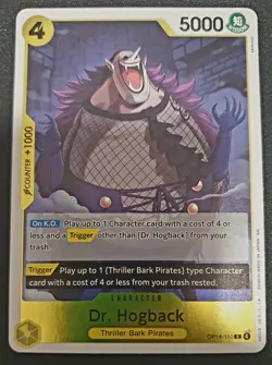 🔥 Playset 4 x One Piece Dr Hogback OP14-110 R Foil English Mint 🔥 - Image 1