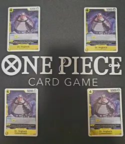 🔥 Playset 4 x One Piece Dr Hogback OP14-110 R Foil English Mint 🔥 - Image 2