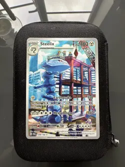 Pokemon TCG Steelix Paradox Rift Holo Card 208/182 Illustration Rare, NM/M - Image 1