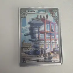 Pokemon TCG Steelix Paradox Rift Holo Card 208/182 Illustration Rare - Image 1