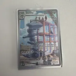 Pokemon TCG Steelix Paradox Rift Holo Card 208/182 Illustration Rare - Image 2