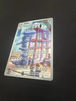 Pokemon TCG Steelix Paradox Rift Holo Card 208/182 Illustration Rare - Image 3
