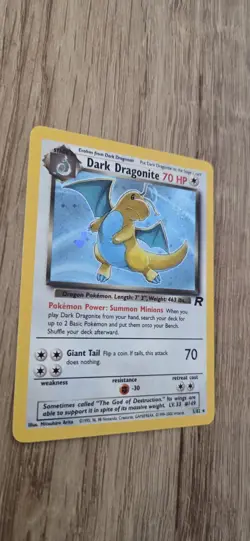 Pokemon TCG Dark Dragonite Holo Rare Card 5/82 Team Rocket Series - Image 2