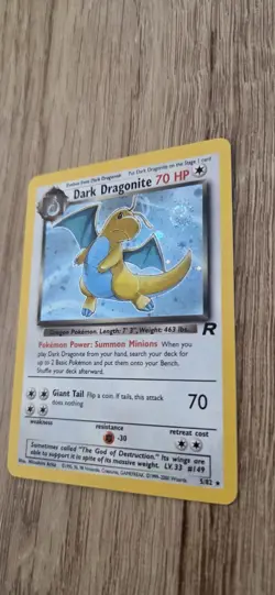 Pokemon TCG Dark Dragonite Holo Rare Card 5/82 Team Rocket Series - Image 3