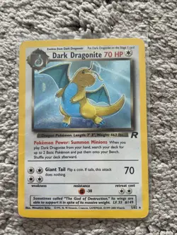 Pokemon TCG Dark Dragonite Holo Rare Card 5/82 Team Rocket Series - Image 2