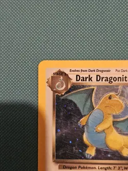 Pokemon TCG Dark Dragonite Holo Rare Card 5/82 (Swirl) Team Rocket Series MP - Image 2