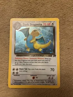 Pokemon TCG Dark Dragonite Holo Rare Card 5/82 Team Rocket Series - Image 1