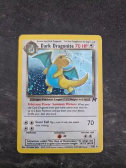 Pokemon TCG Dark Dragonite Holo Rare Card 5/82 Team Rocket Series - Image 1
