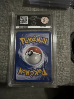 Ace Uk Graded Pokemon TCG Dark Dragonite Holo Rare Card 5/82 Team Rocket WOTC - Image 2