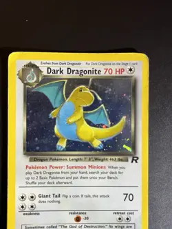 Pokemon TCG Dark Dragonite Holo Rare Card 5/82 Team Rocket Series Light Play - Image 5