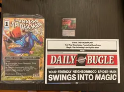 PAX West 2025 MTG Magic The Gathering Spider-Man Promo Comic, Card, and Playmat - Image 1