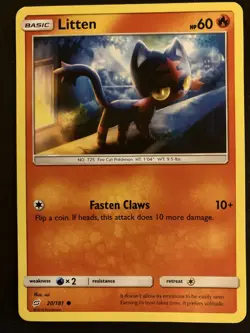 Pokemon - Team Up - Litten - Card 20/81 - Image 1