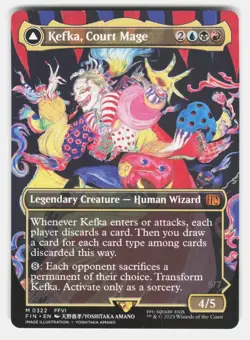 KEFKA, COURT MAGE (0322) (BORDERLESS) 322 - Magic: The Gathering - AMANO NM/M - Image 1