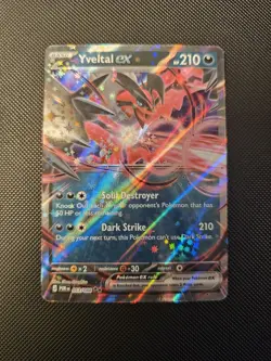 Yveltal ex 053/088 Holo Rare Pokemon Perfect Order NM - Image 1