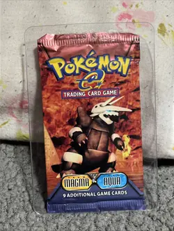 Pokemon TCG EX Team Magma vs Team Aqua Booster Pack - Pack of 9 Cards 45496840150 - Image 1