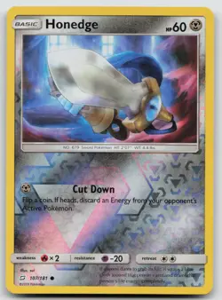 Honedge 107/181 Team Up Pokemon Reverse Holo NM - Image 1