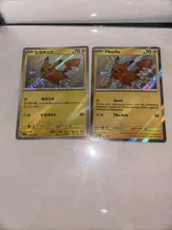 Pokemon Pikachu TCG Scarlet & Violet Paldean Fates Holo Card 131/091 Shiny Rare - Image 1
