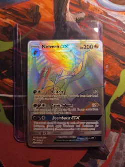 Noivern GX 160/147 HYPER SECRET RARE Pokemon SM Burning Shadows 2017 LP WOW - Image 1