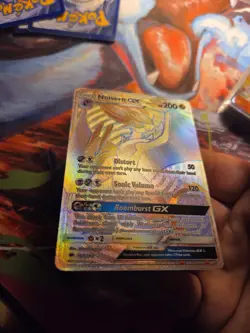 Noivern GX 160/147 HYPER SECRET RARE Pokemon SM Burning Shadows 2017 LP WOW - Image 4