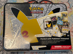 Pokemon 25th Anniversary Celebrations Treasure Chest Lunchbox Tin Sealed + Gift - Image 1
