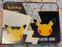 Pokemon 25th Anniversary Celebrations Treasure Chest Lunchbox Tin Sealed + Gift - Image 2