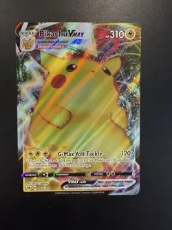 Pokemon TCG Pikachu VMAX Vivid Voltage 044/185 Holo Ultra Rare - Image 1