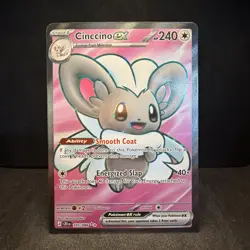 2026 Pokemon Chaos Rising Cinccino ex 105/086 Ultra Rare - Image 1