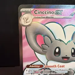 2026 Pokemon Chaos Rising Cinccino ex 105/086 Ultra Rare - Image 5