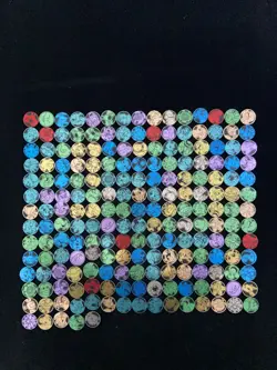 2025 Pokemon TCG 151 Coins Collect Poliwhirl Exeggutor Arbok Lot*200 TB44 - Image 1