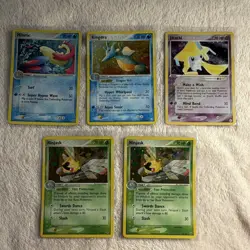 Pokemon Holo Lot set (5) used but in good condition (2004-2005) - Image 1