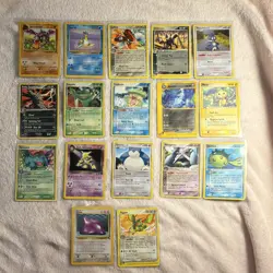 Nintendo pokemon old pack NO holo or reverse holos (1995-2007) - Image 1