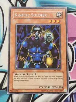 YUGIOH WC4-002 Kinetic Soldier Secret Rare UNLIMITED - Image 1