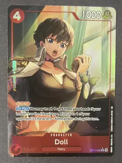 Doll (Alternate Art) OP11-008 Rare A Fist of Divine Speed One Piece Near Mint - Image 1
