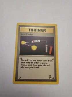 Pokemon TCG Item Finder Trainer 103/130 Base 2 Uncommon - Image 1