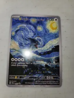 Lugia Starry Night Pokemon Card Art Style Trading Cards - Image 1