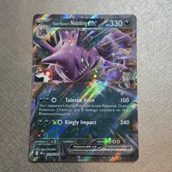Team Rockets Nidoking ex 119/182 Pokemon Play! Prize Pack Stamped Series 8 - Image 1