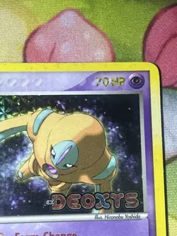 Deoxys 18/107 EX Deoxys Reverse Holo Stamped 2005 Pokemon - Image 4