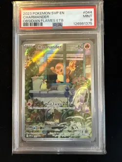Charmander 044 SVP Scarlet & Violet Promo Card PSA 9 Pokemon Obsidian Flames - Image 1