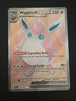 Wigglytuff ex -187/165 - 151 (English) - Pokemon TCG - MINT - Image 1