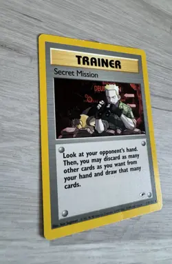 Trainer Secret Mission 118/132 Pokemon Card Gym Hero’s - Image 3