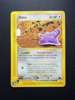 Ditto 51/144 Non Holo Skyridge - Pokemon Card - E-Reader Series LP - Image 1
