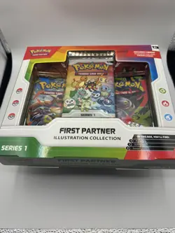 Pokemon TCG First Partner Illustration Collection Series 1 (SEALED BOX) - Image 1