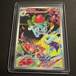 Ivysaur 134/132 Illustration Rare Mega Evolution Pokemon Near Mint - Image 1