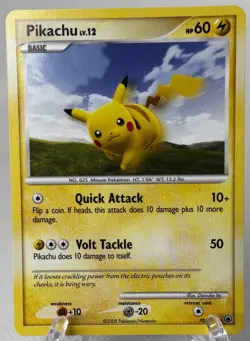 Pokemon: Pikachu Red Cheeks 70/100 Majestic Dawn Common LP - NM - Image 2