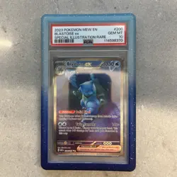 Blastoise Ex 200/165 PSA 10 - 151 Special Illustration Rare Pokemon TCG English - Image 1