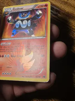1x Vintage Pokemon Shiny Emboar 100/99 Next Destinies Secret Rare Holo Hp DmgU - Image 5