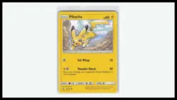 Pikachu 40/147 Common Burning Shadows Pokemon Near Mint - Image 1
