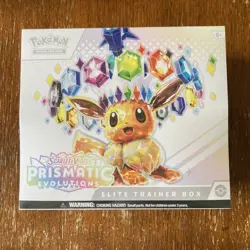 Pokemon TCG Scarlet Violet Prismatic Evolutions Elite Trainer Box ETB New Sealed - Image 1
