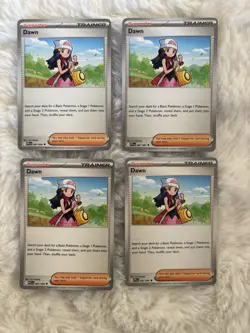 4x Dawn 87/94 Playset - Phantasmal Flames - Pokemon TCG - NM - Image 1
